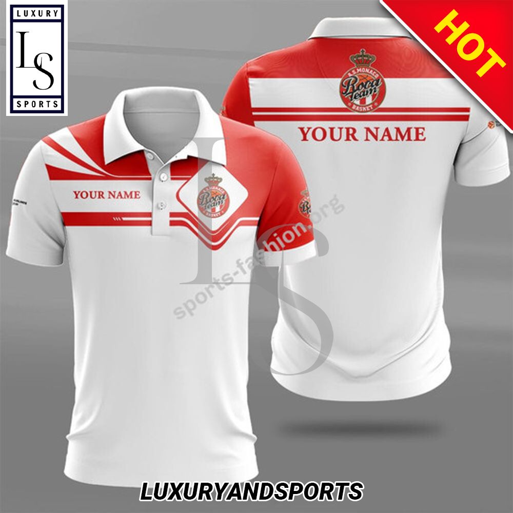 Custom Name As Monaco Polo Shirt