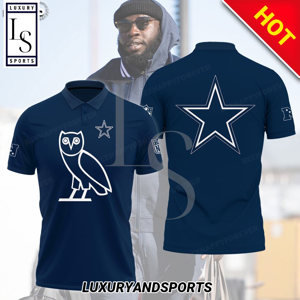 Dallas Cowboys OVO x NFL Owl Polo Shirt