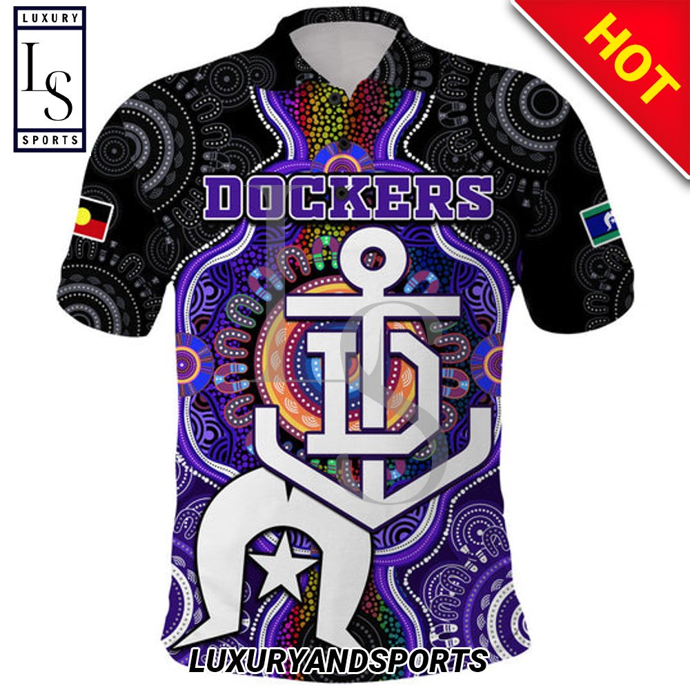 Dockers Football NAIDOC Week Indigenous Polo Shirt