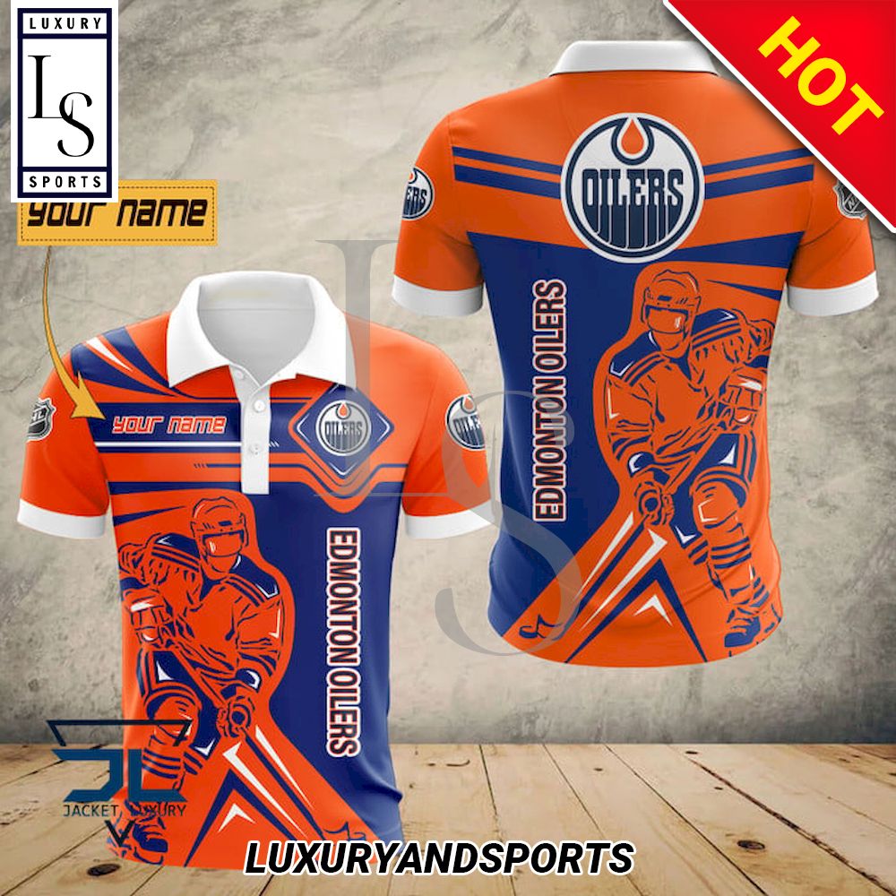 Edmonton Oilers NHL Polo Shirt Premium