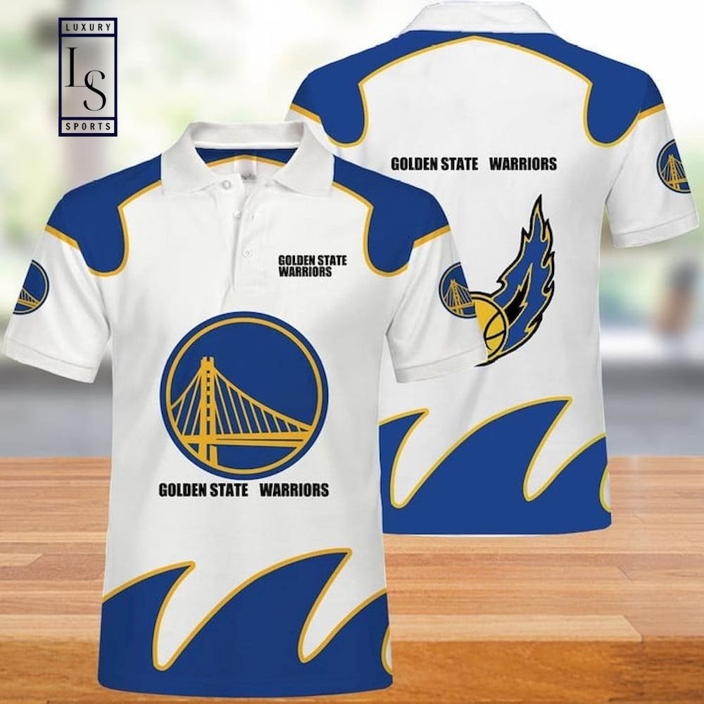 Golden State Warriors NBA Basketball Polo Shirt