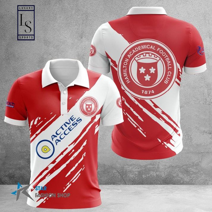 Hamilton Academical FC Polo Shirt