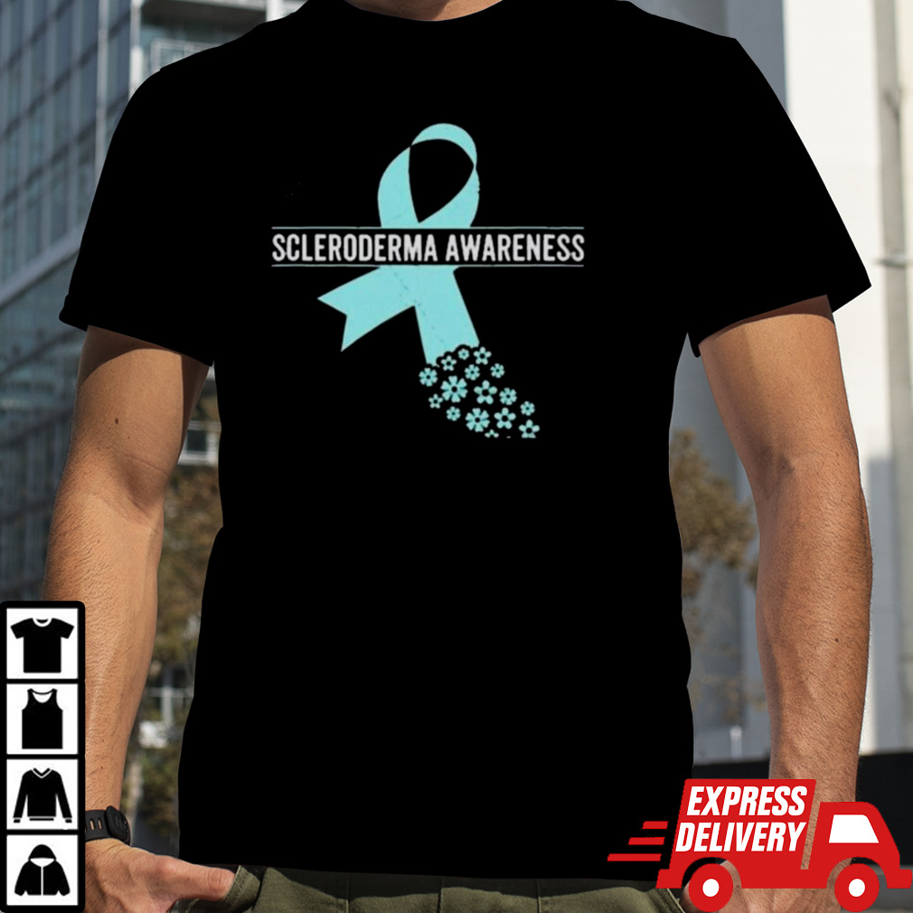 I Wear Teal Great Scleroderma Awareness Shirt