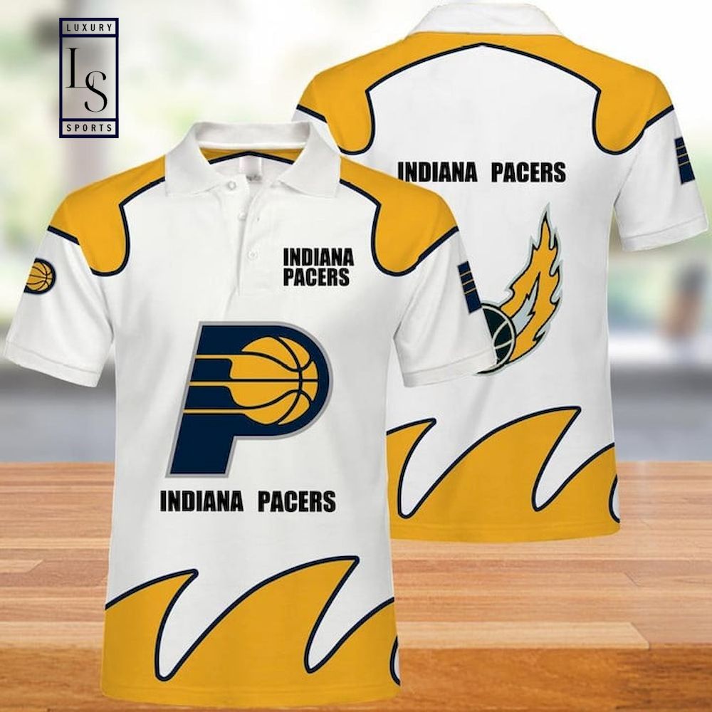 Indiana Pacers NBA Basketball Polo Shirt