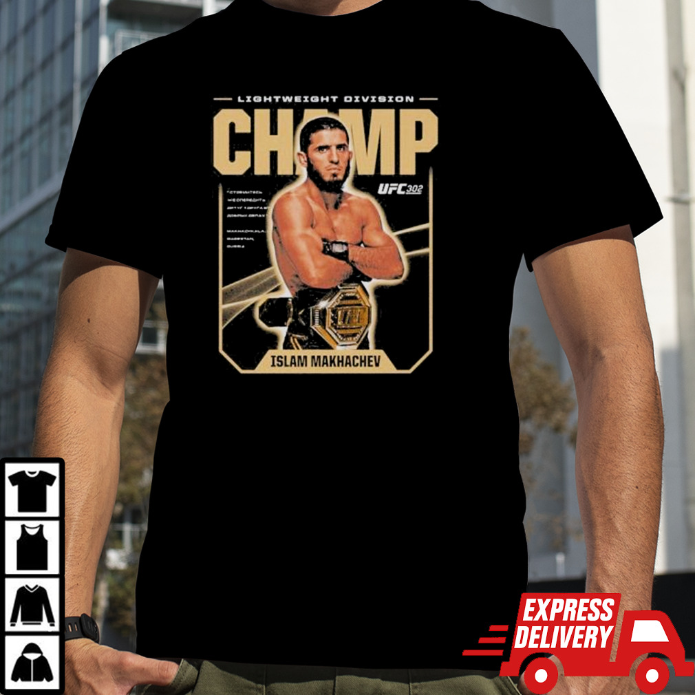 Islam Makhachev UFC 302 Champion Lightweight Division Shirt