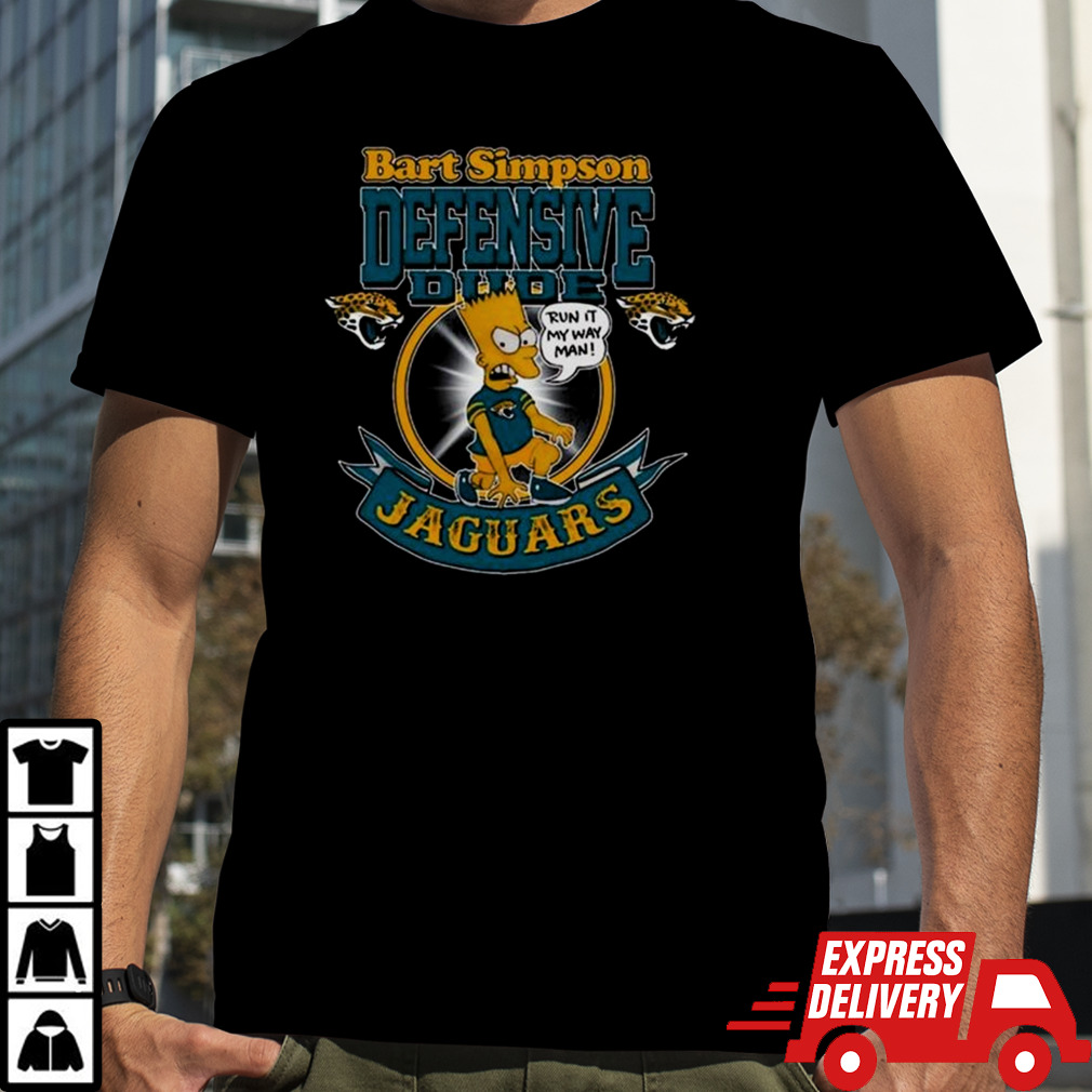 Jacksonville Jaguars Nfl Bart Simpson Defensive Dude 2024 T-shirt