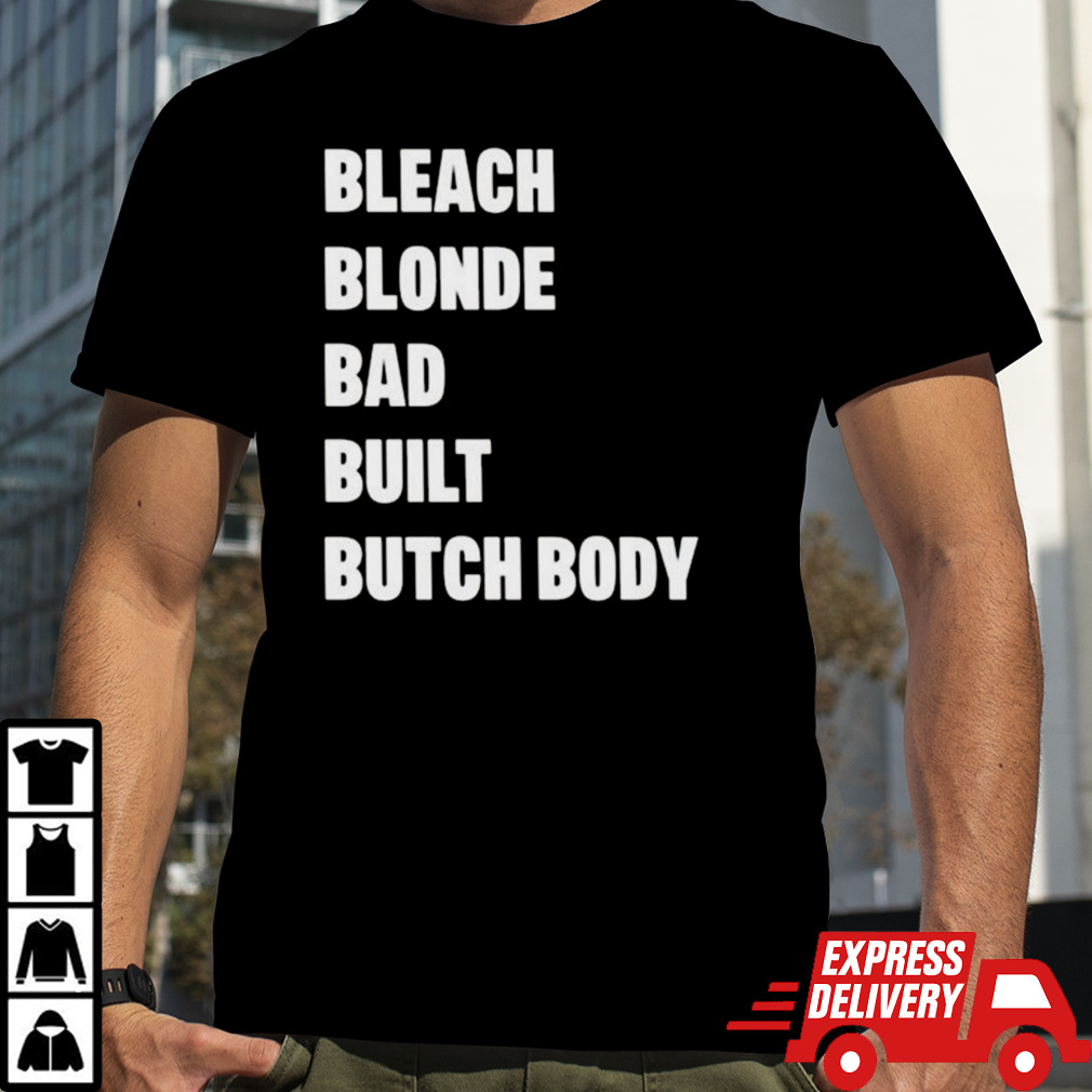 Jasmine Crockett Wearing Bleach Blonde Bad Built Butch Body T-shirt