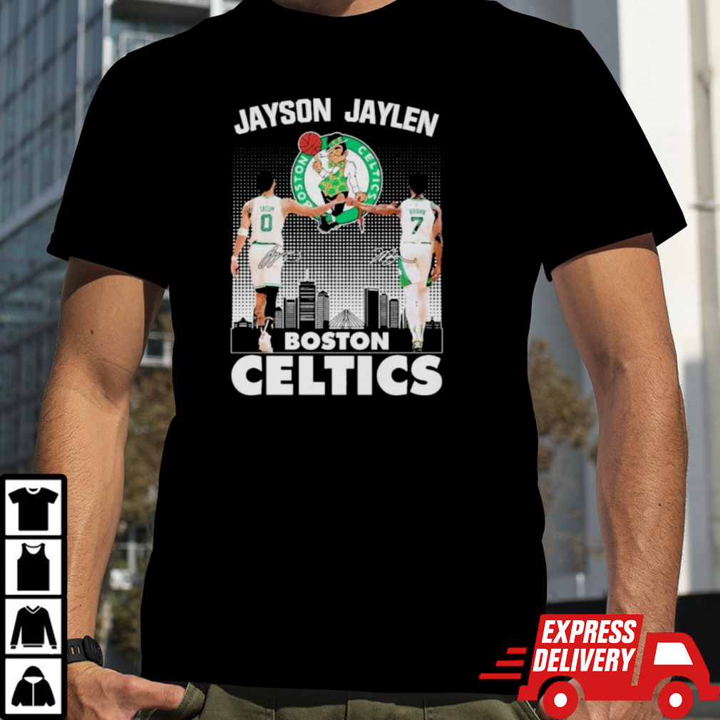 Jason Jaylen Boston Celtics 2024 NBA Finals Jayson Tatum And Jaylen Brown Shirt