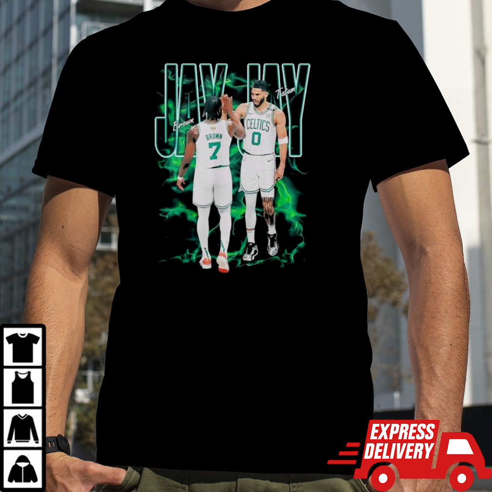 Jaylen Brown And Jayson Tatum JAY JAY Boston Champions Shirt