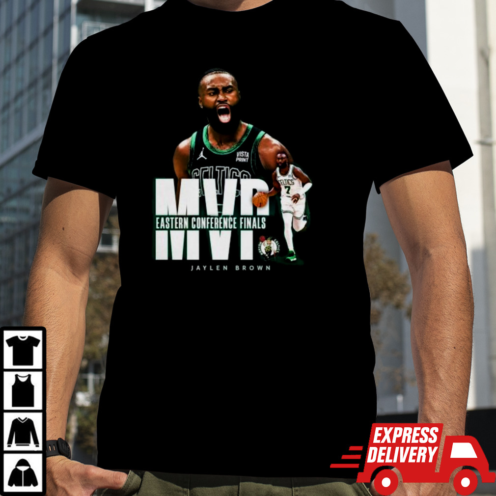 Jaylen Brown wins Larry Bird Trophy for 2024 Eastern Conference Finals MVP shirt