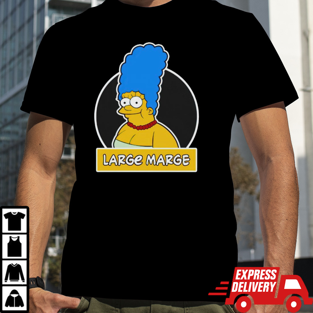 Justin Danger Nunley wearing large marge shirt