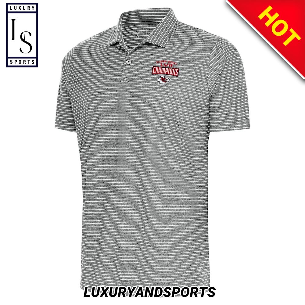 Kansas City Chiefs Super Bowl LVII Champions Esteem Polo Shirt