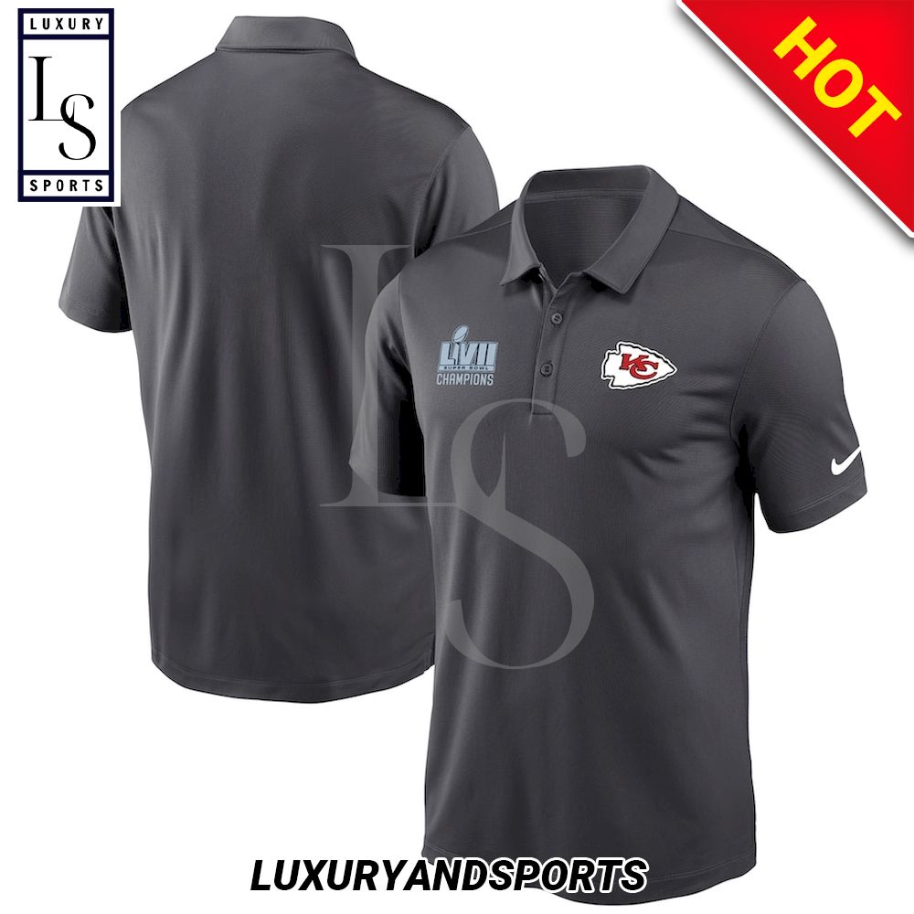 Kansas City Chiefs Super Bowl LVII Champions Franchise Polo Shirt