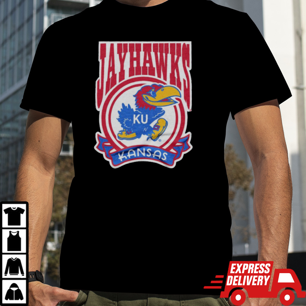 Kansas Jayhawks Cola Design Royal shirt