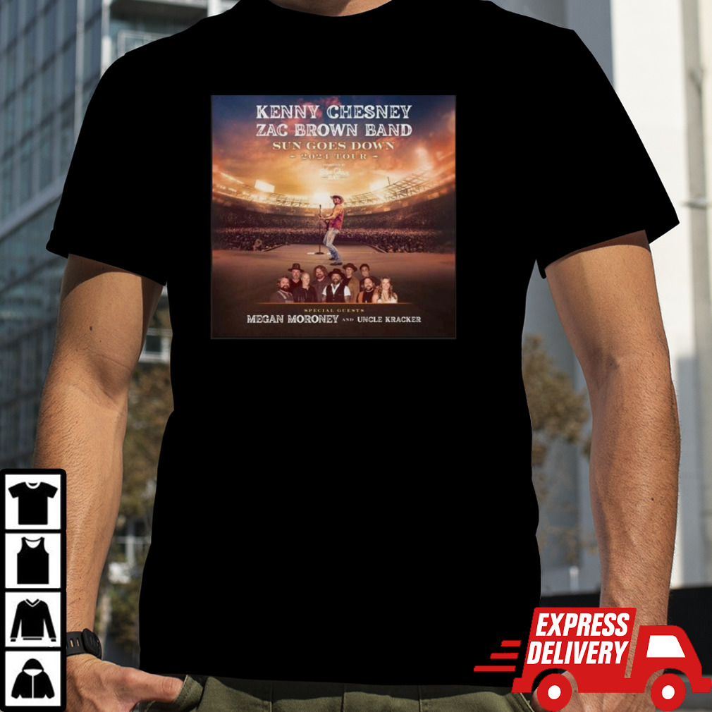 Kenny Chesney Sets New Record With Sun Goes Down 2024 Tour Poster T-Shirt