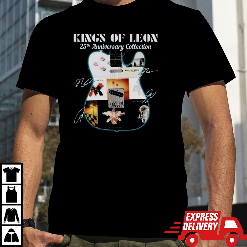 King Of Leon 25th Anniversary Collection Fan Love Signatures Shirt