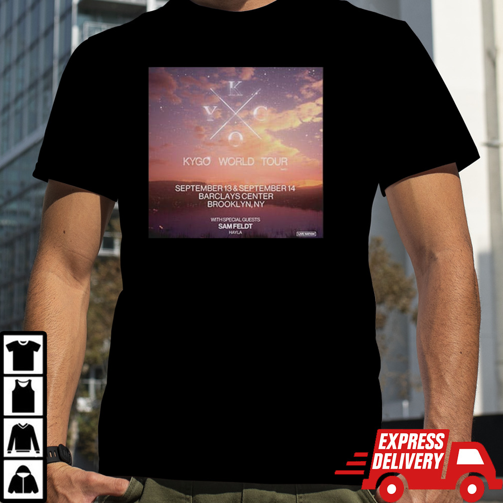 Kygo World Tour 2024 In US At Barclays Center Brooklyn New York Show shirt