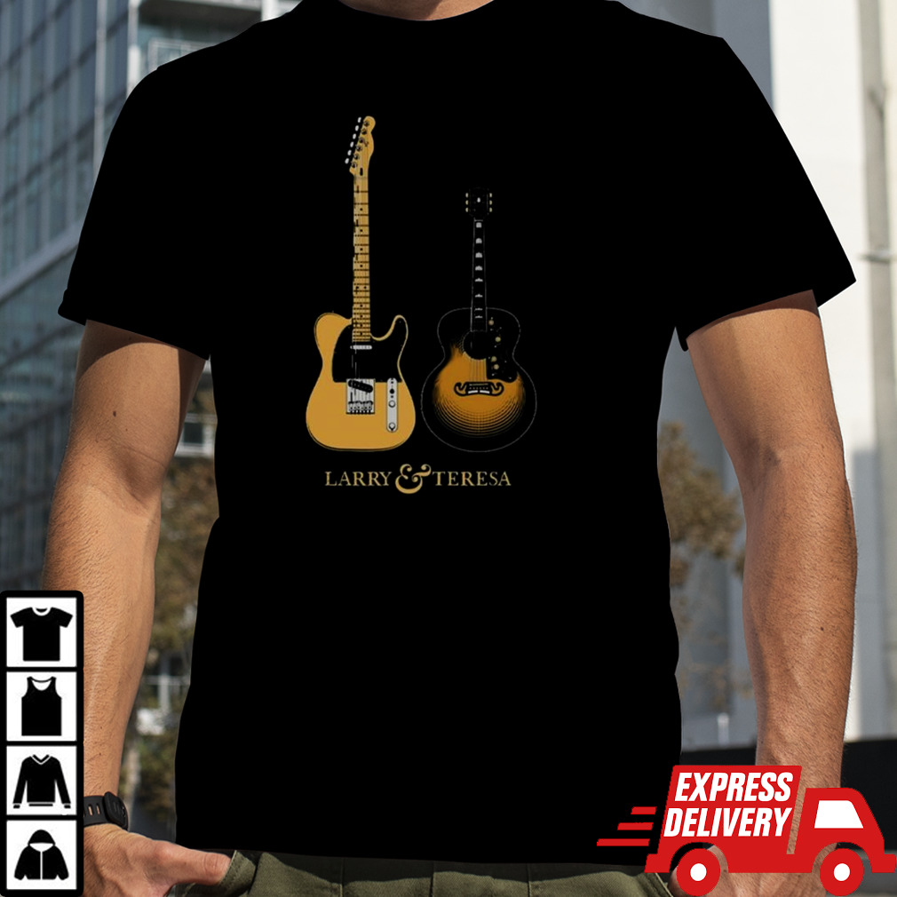 Larry Campbell & Teresa Williams Guitar Dark Shirt