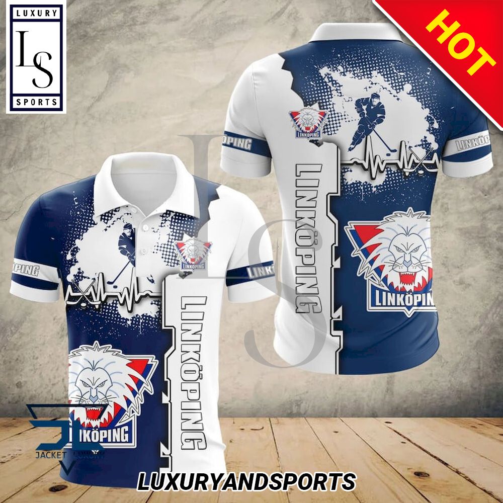 Linkoping HC Personalized 3D Polo Shirt