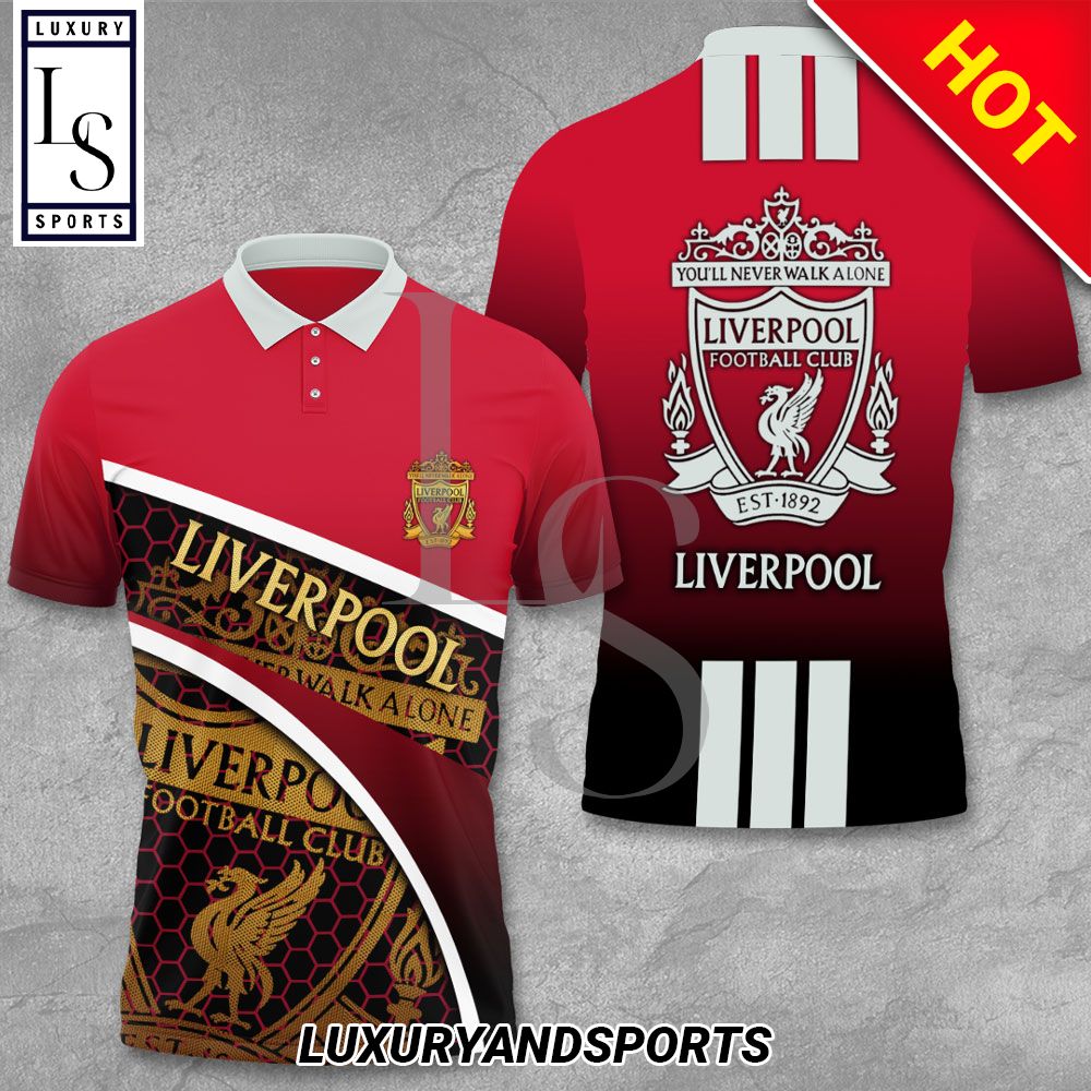 Liverpool You'll Never Walk Alone 3D Apparels Polo Shirt