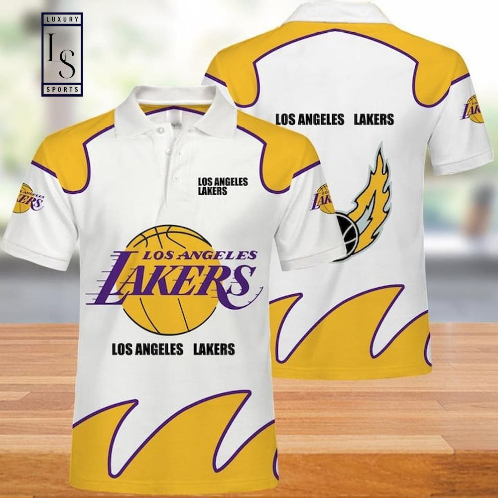 Los Angeles Lakers NBA Basketball Polo Shirt