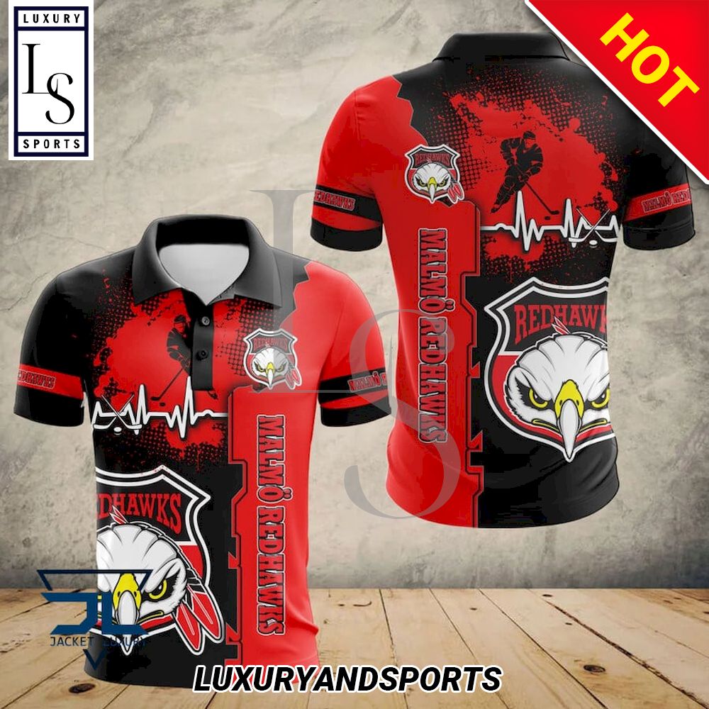 Malmo Redhawks Personalized 3D Polo Shirt