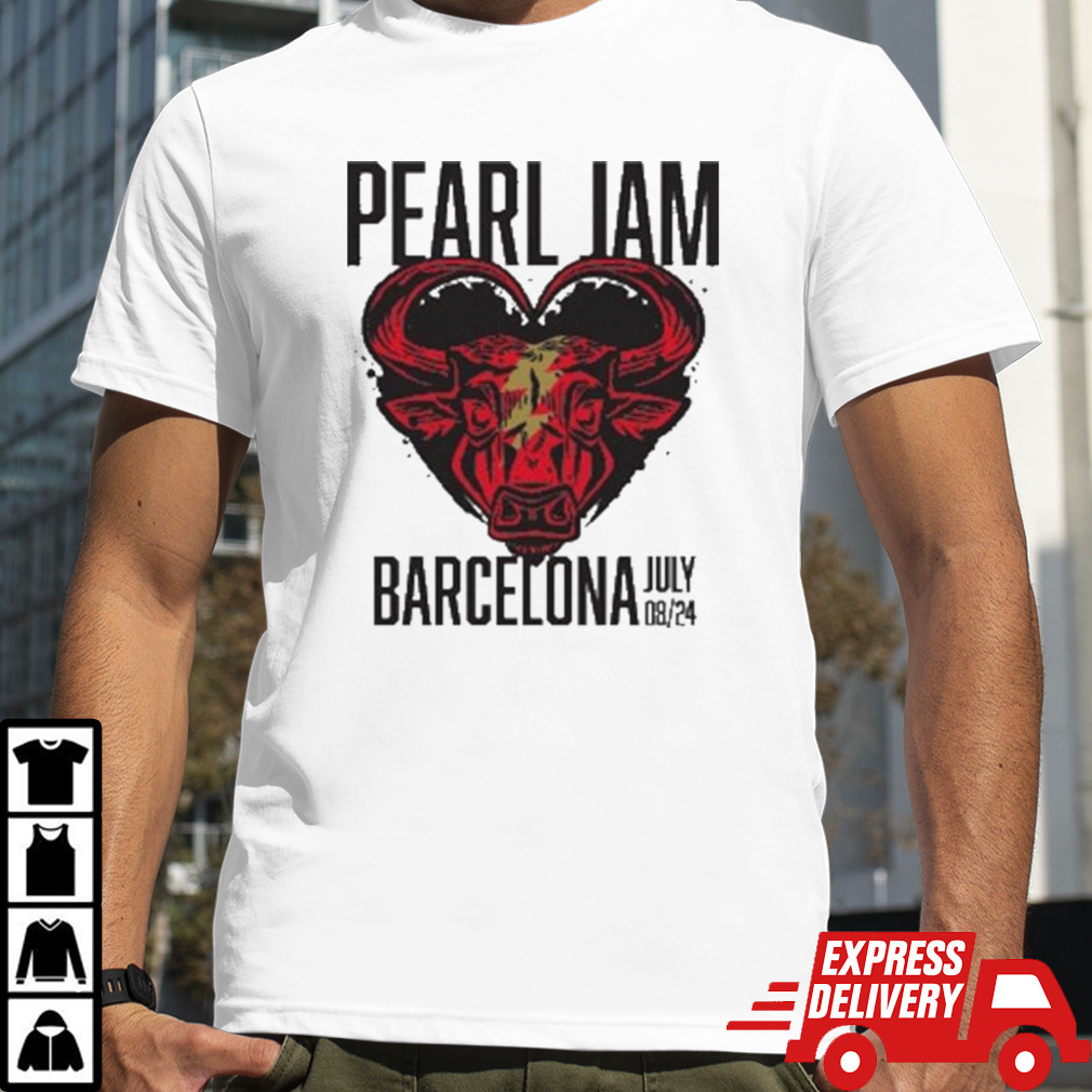 Pearl Jam In Barcelona Night 2 Buffalo Head At Palau Sant Jordi On July 8 2024 Shirt