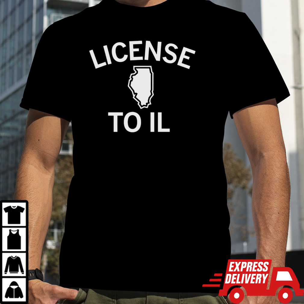 License to il map shirt