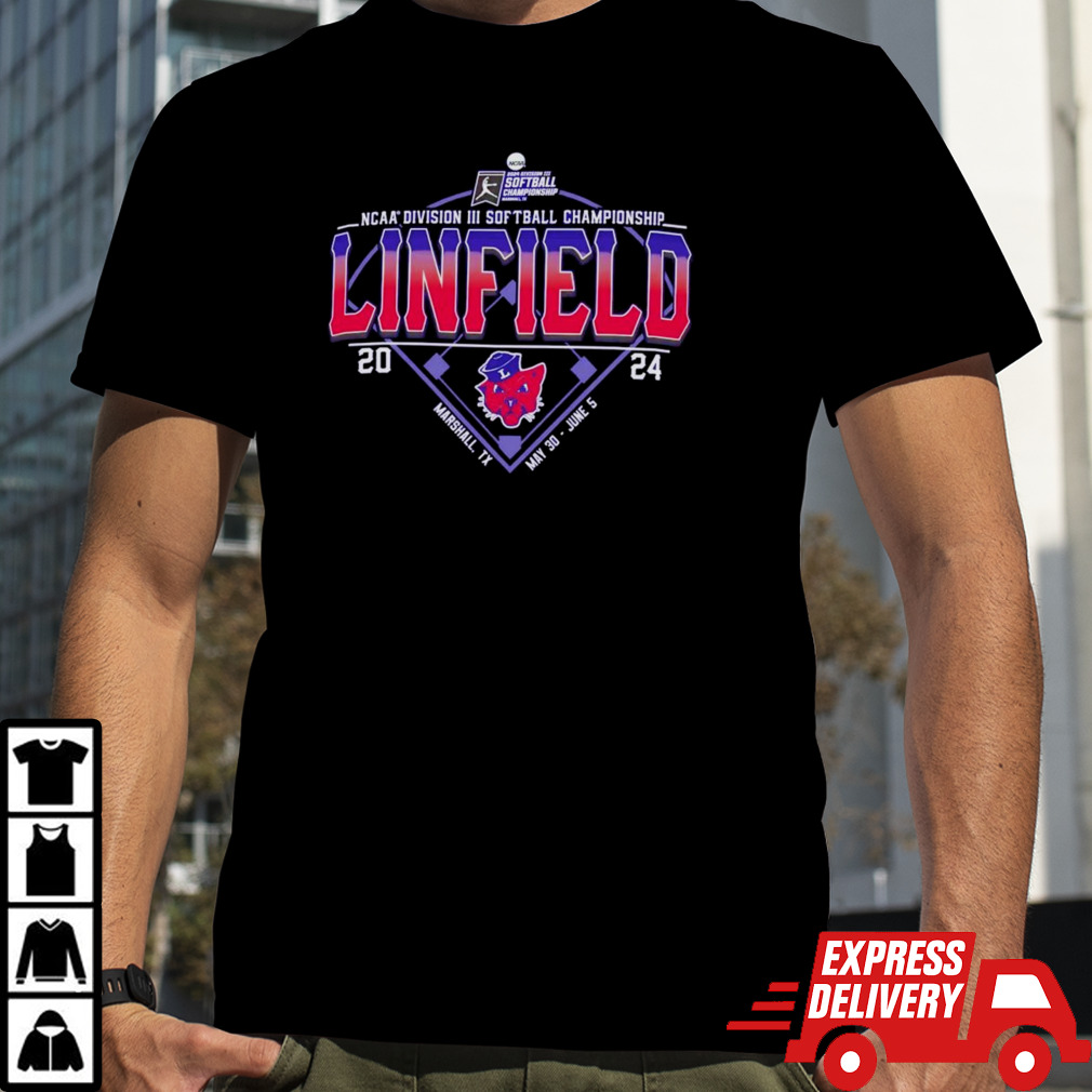 Linfield Wildcats 2024 NCAA Division III Softball Championship shirt