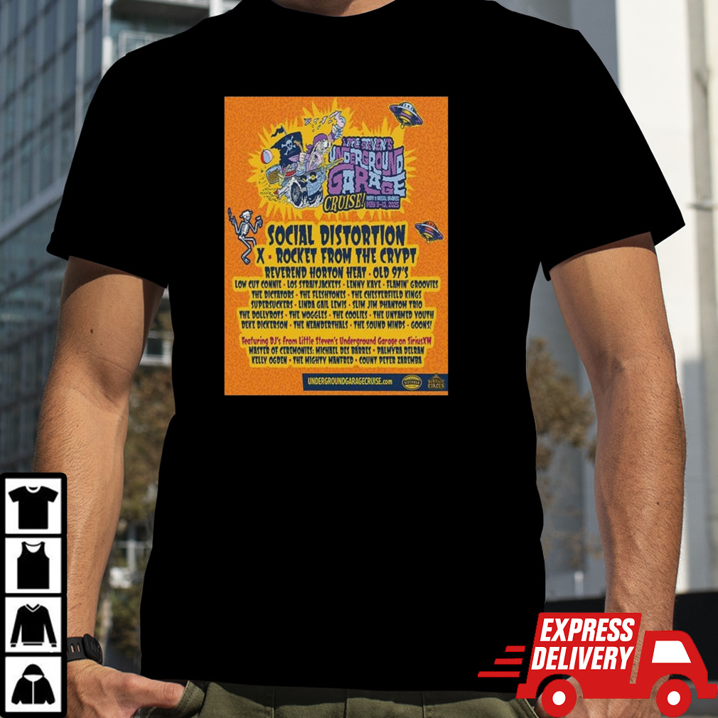 Little Stevens Underground Garage Cruise Tour 2025 From Miami To Nassau On May 9-13 shirt