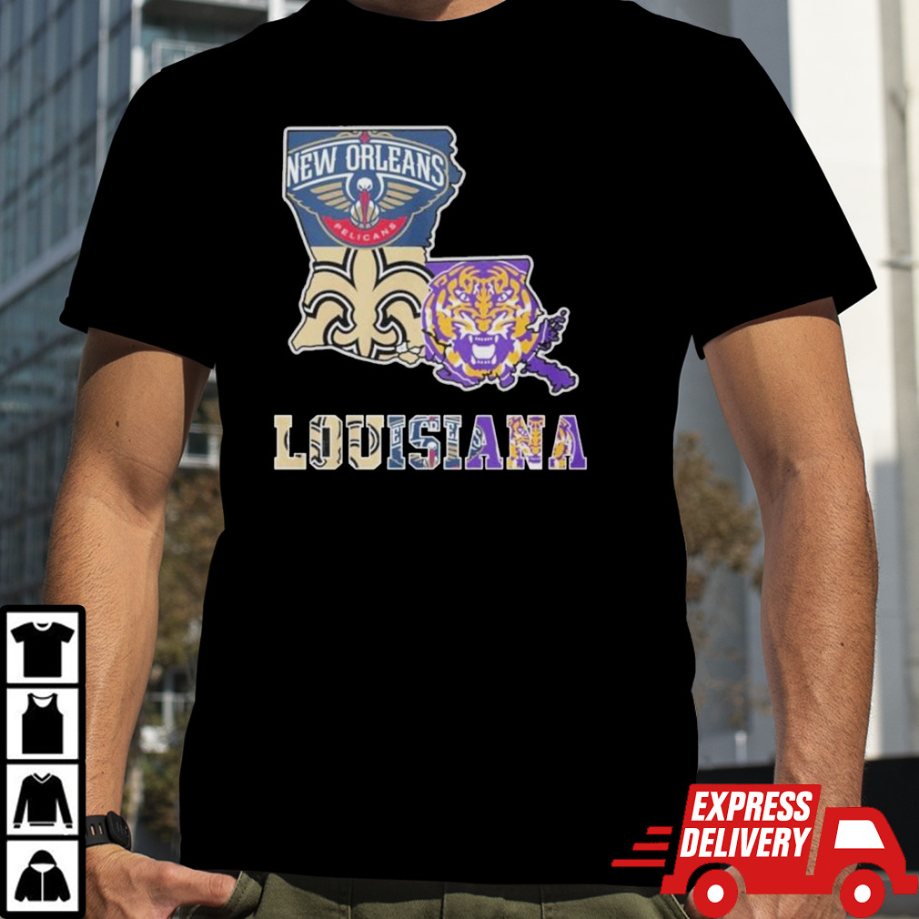 Louisiana Sports Teams Logo 2024 Shirt