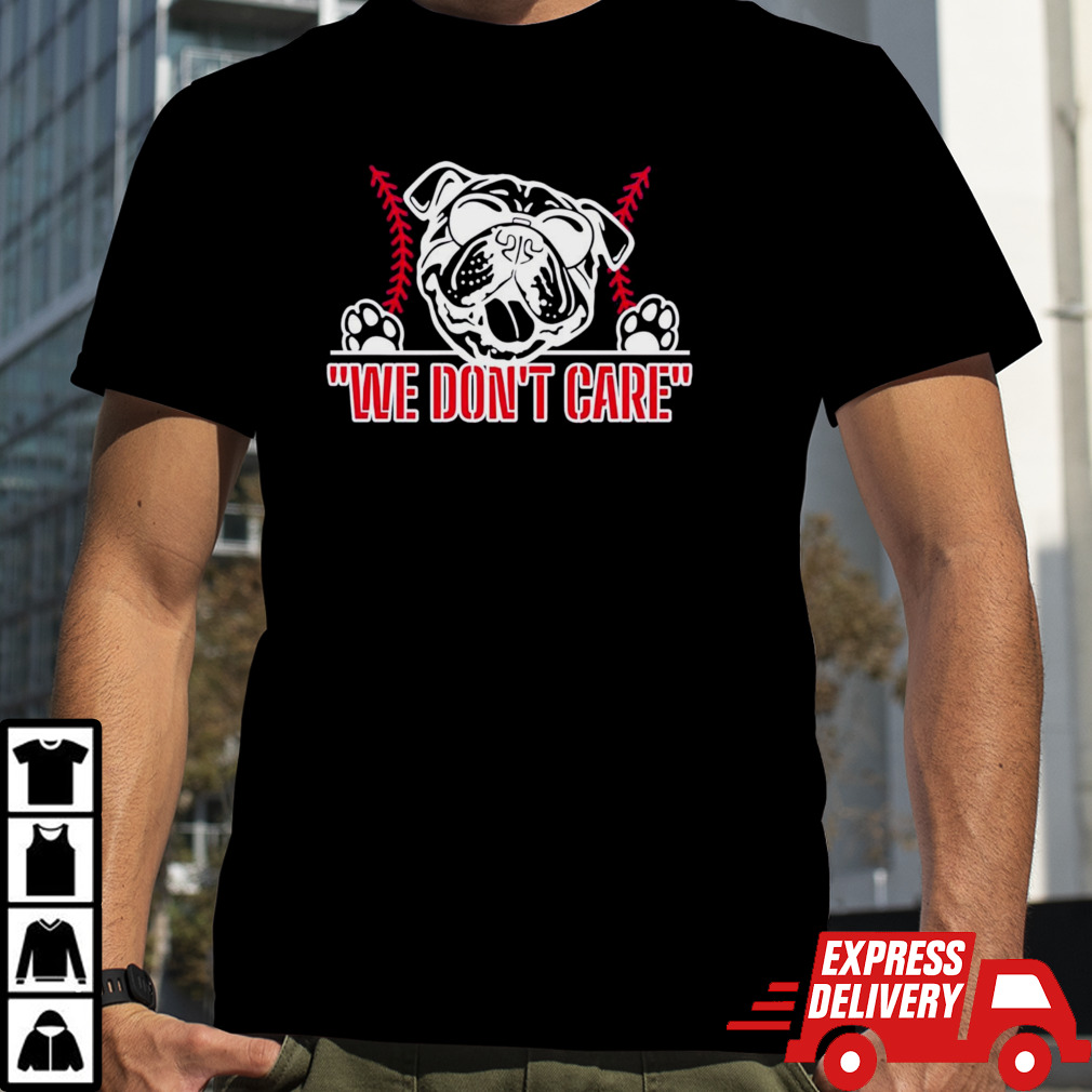 Louisiana Tech Bulldogs we don’t care shirt