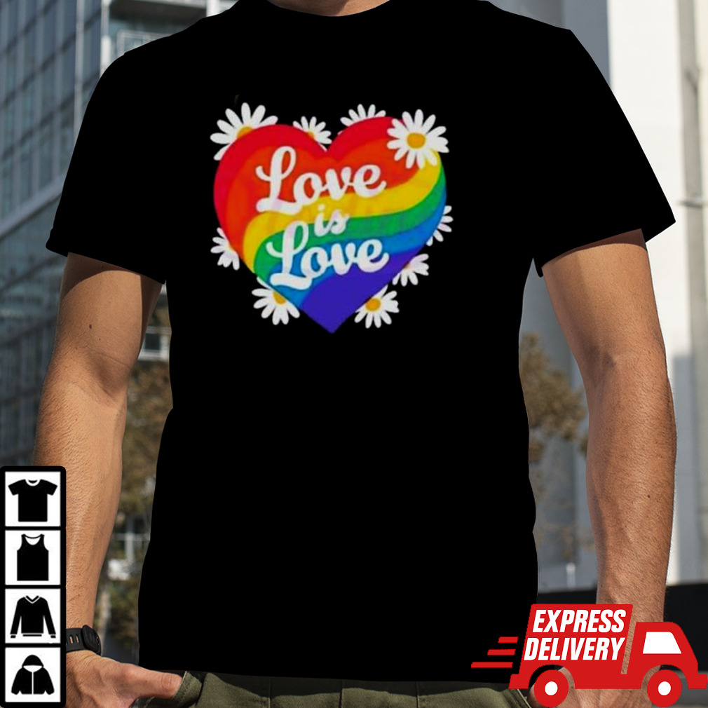 Love Is Love Daisy Rainbow Daisy 2024 Shirt