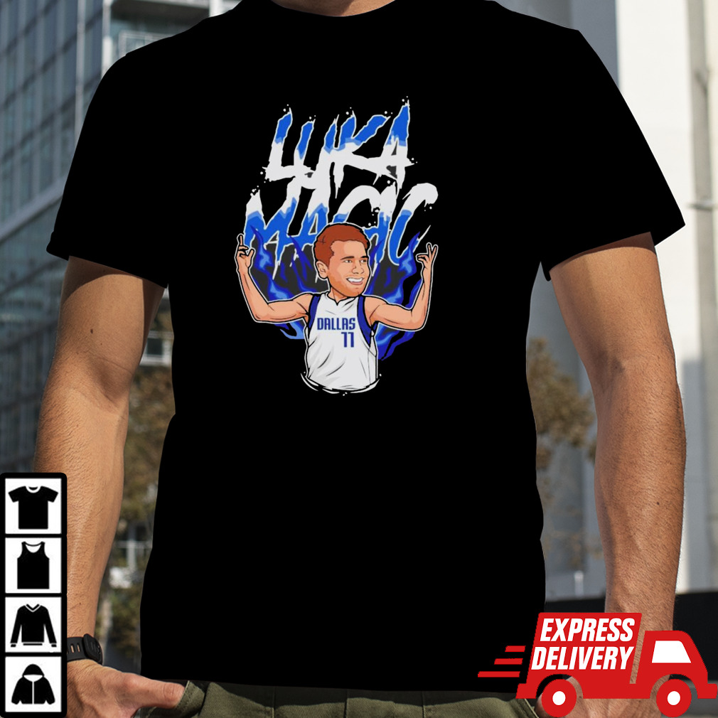 Luka Doncic Luka Magic basketball player cartoon shirt