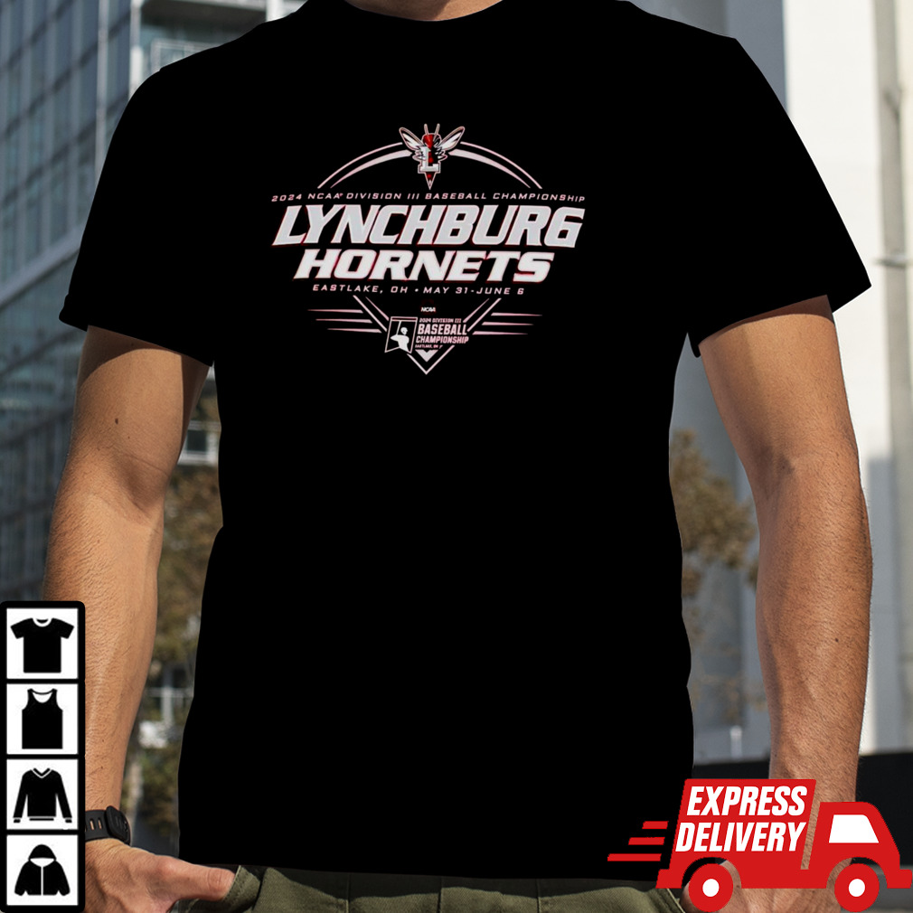 Lynchburg Hornets 2024 NCAA Division III baseball championship shirt