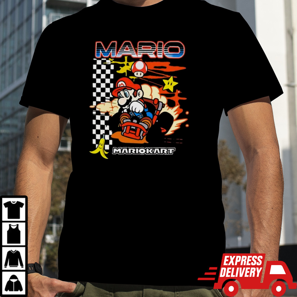 Mario Kart Racing Finish Line Shirt