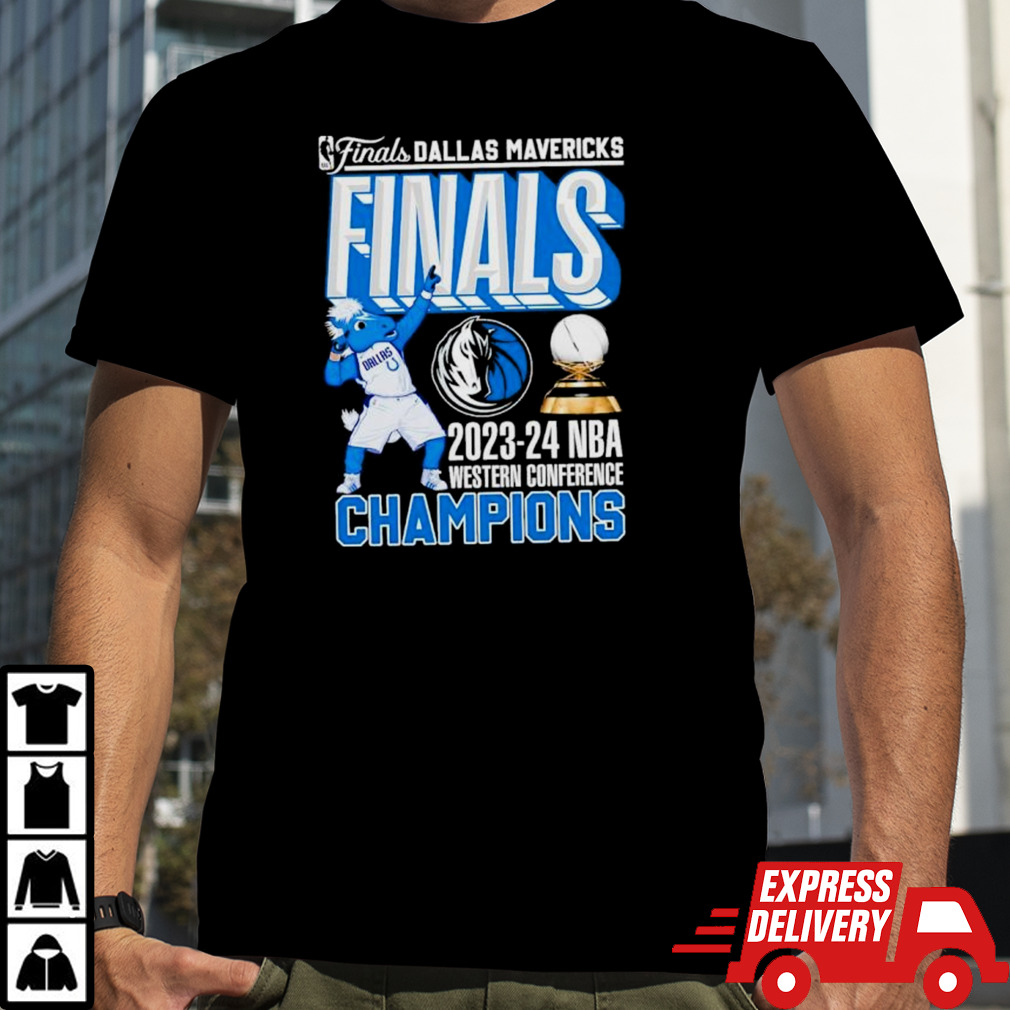 Mascot Dallas Mavericks Finals 2023-2024 NBA Western Conference Champions Shirt