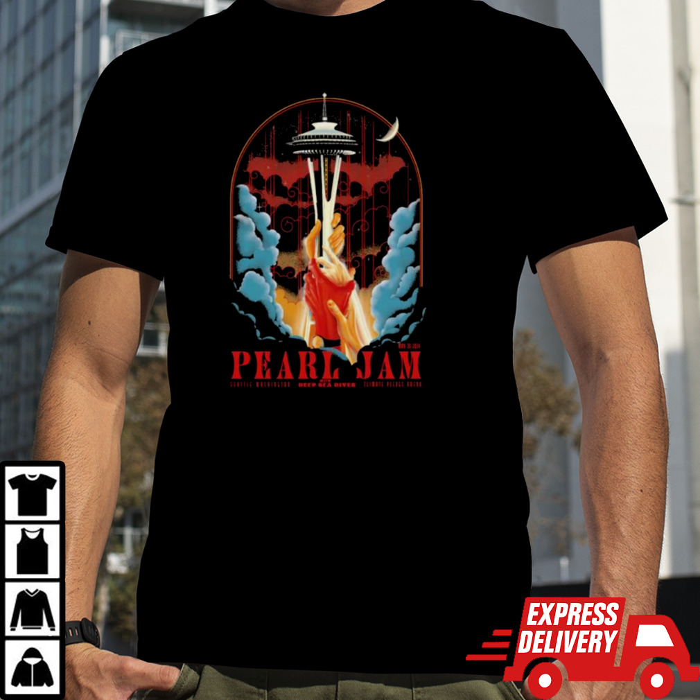 May 30, 2024 Pearl Jam Climate Pledge Arena With Deep Sea Diver Seattle Washington Shirt