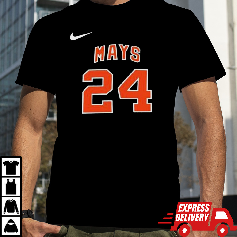 Mays 24 Nike Willie Mays Memories shirt