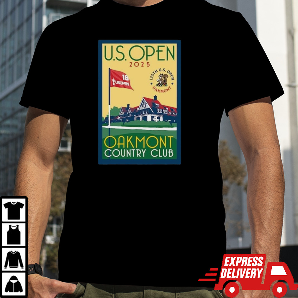 Men’s 2025 U.S. Open Oakmont Poster Instant Classic Shirt