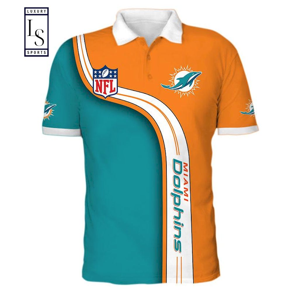 Miami Dolphins NFL Polo Shirt