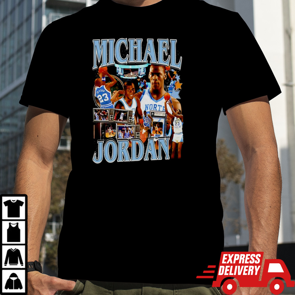 Michael Jordan UNC Must See TV Graphic shirt