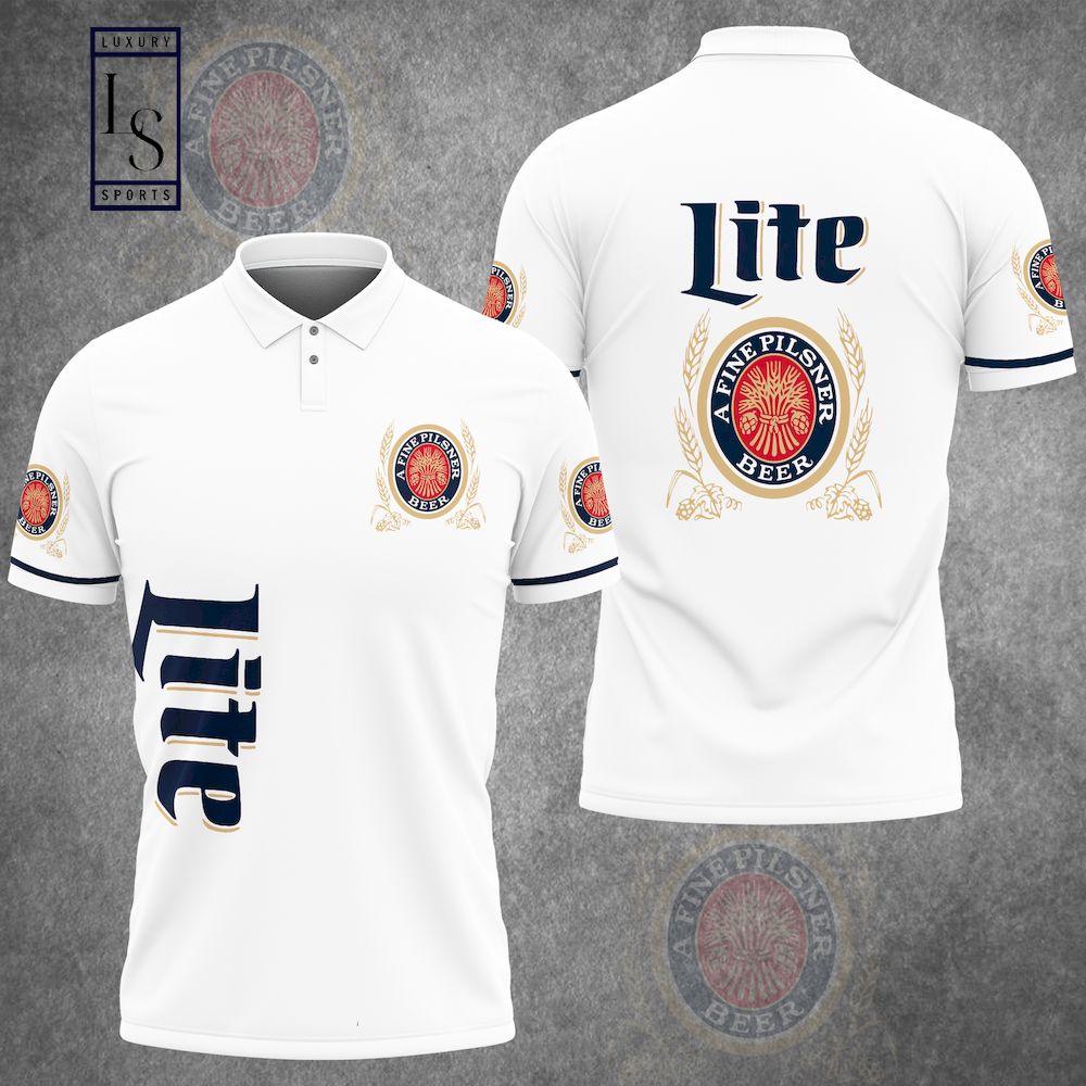 Miller Lite Drinking Polo