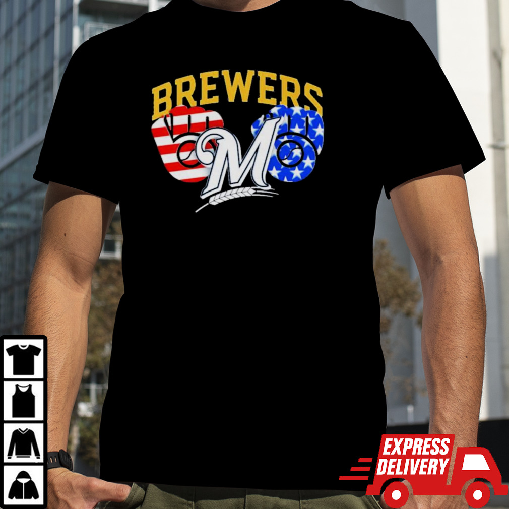 Milwaukee Brewers Logo Independence Day Shirt