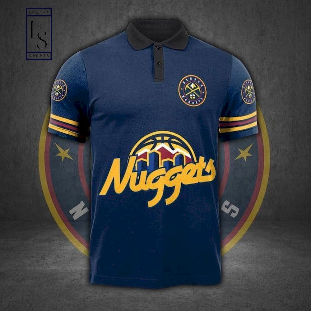 NBA Denver Nuggets 3D Polo Shirt