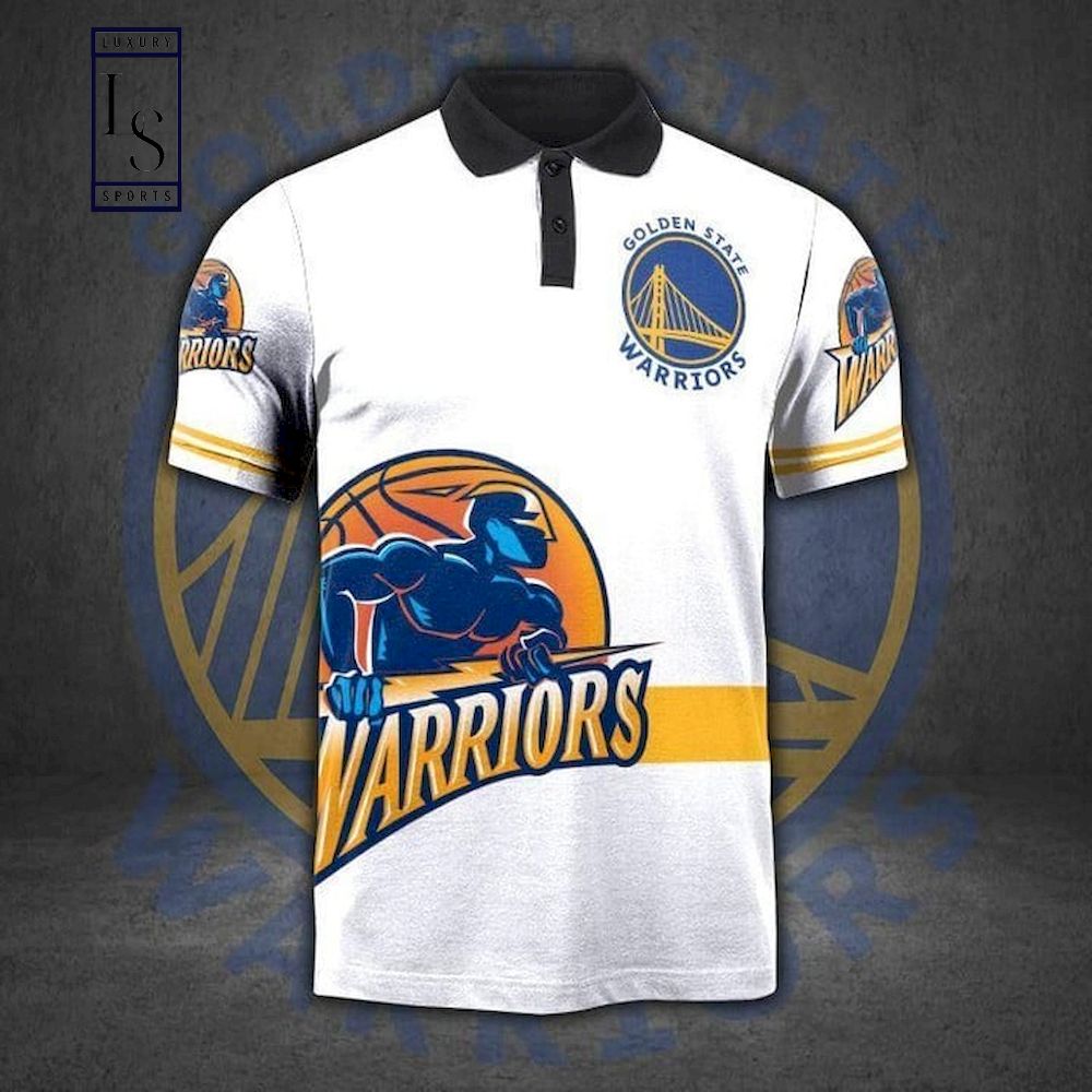 NBA Golden State Warriors 3D Polo Shirt