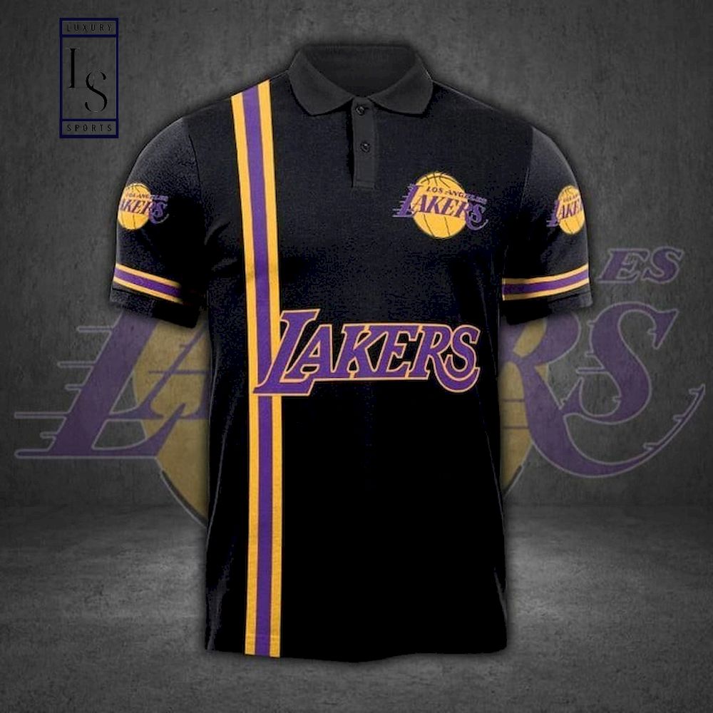 NBA Los Angeles Lakers 3D Polo Shirt