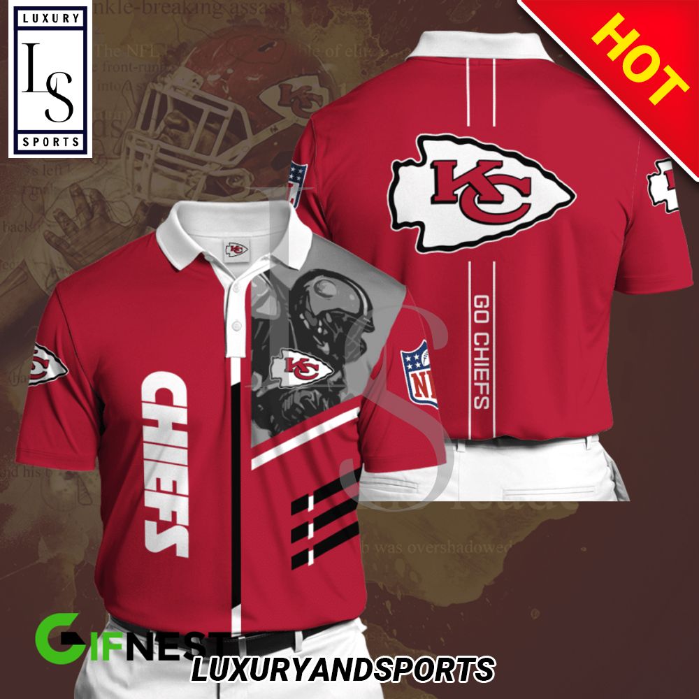 NFL Kansas City Chiefs Red Polo Shirt