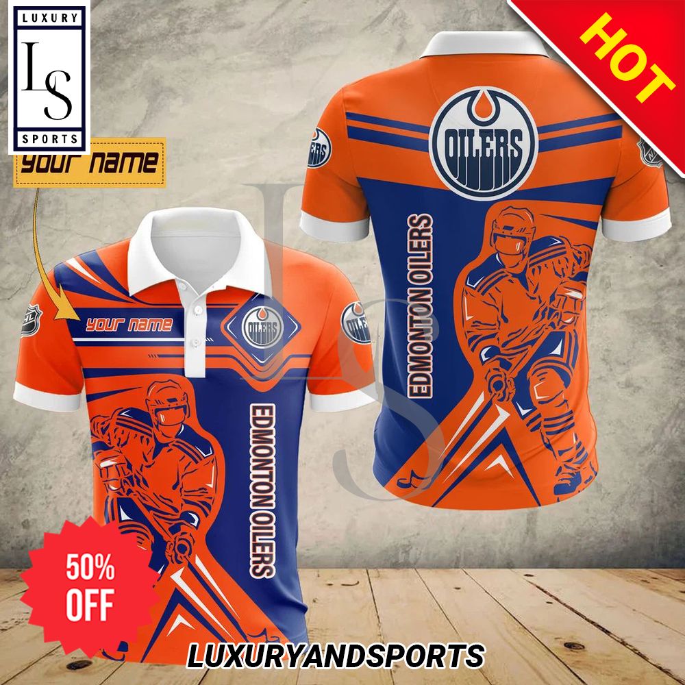 NHL Edmonton Oilers Special Concept Polo Shirt