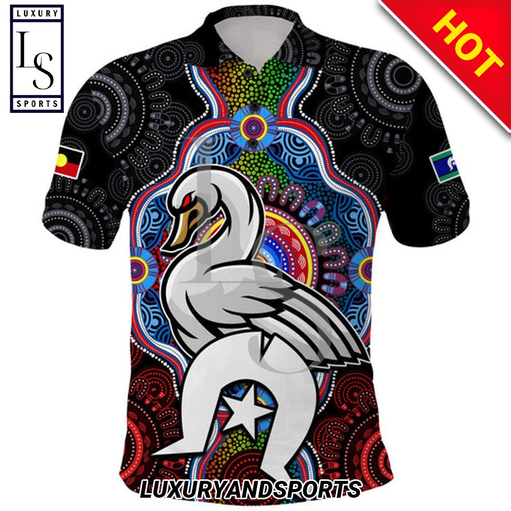 Personalized Swans Football NAIDOC Week Indigenous Polo Shirt